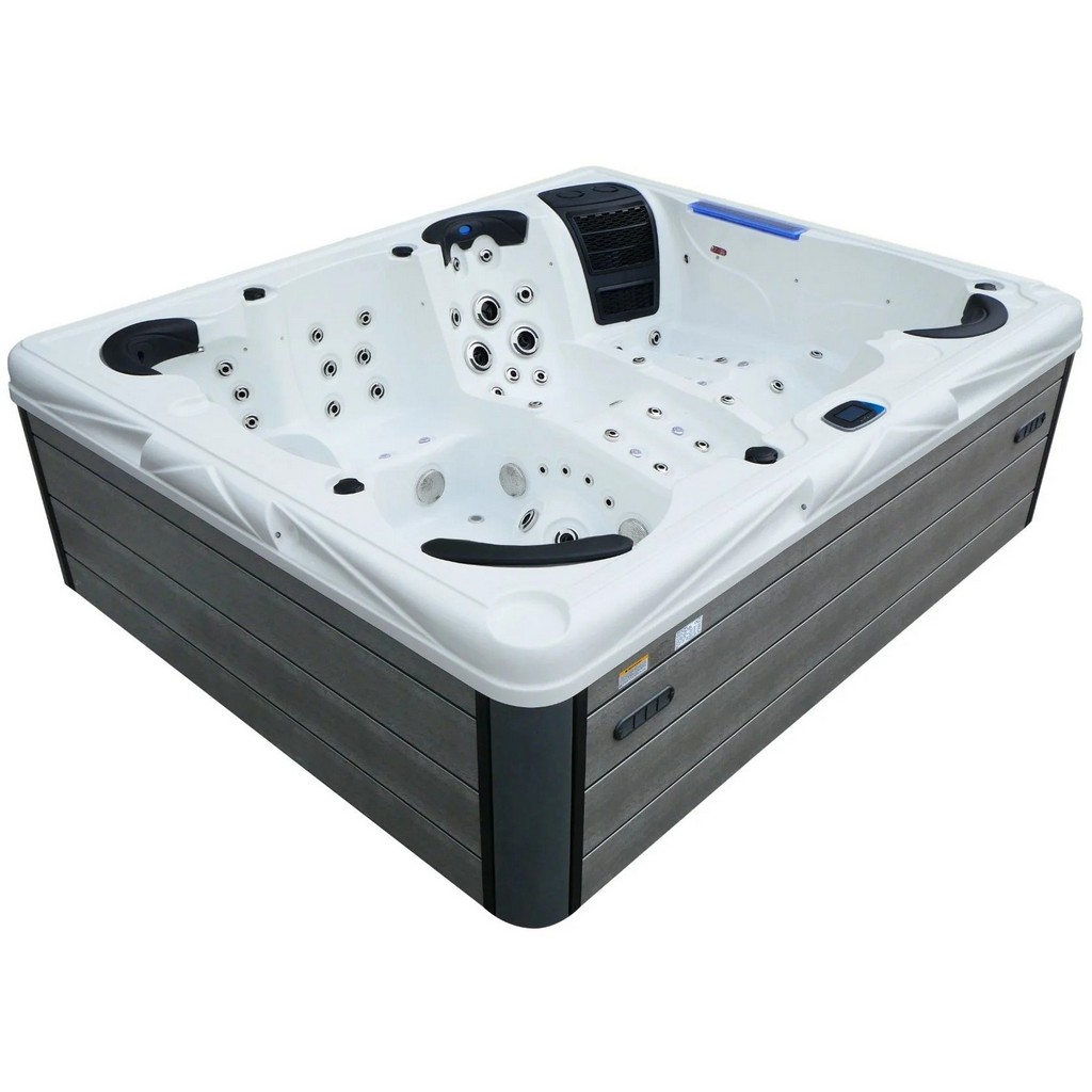 Гідромасажний SPA-басейн Aquajoy Saint-Tropez 280х230х95 Сріблясто-білий мармур