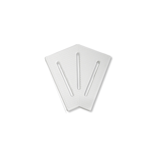 Кутовий елемент Aquaviva KK-20-2 Classic для переливної решітки 45° 190/25 мм (білий)