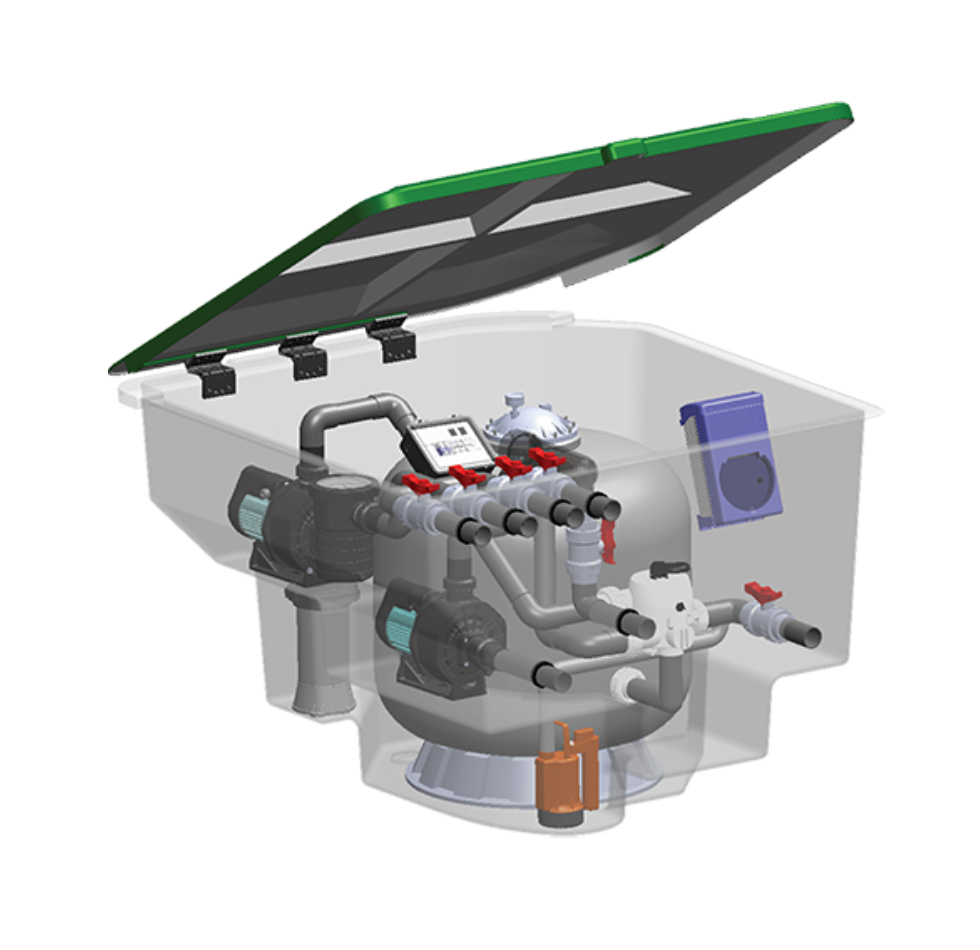 Комплексна фільтраційна установка Emaux EMD-14CP (14 м3/год)
