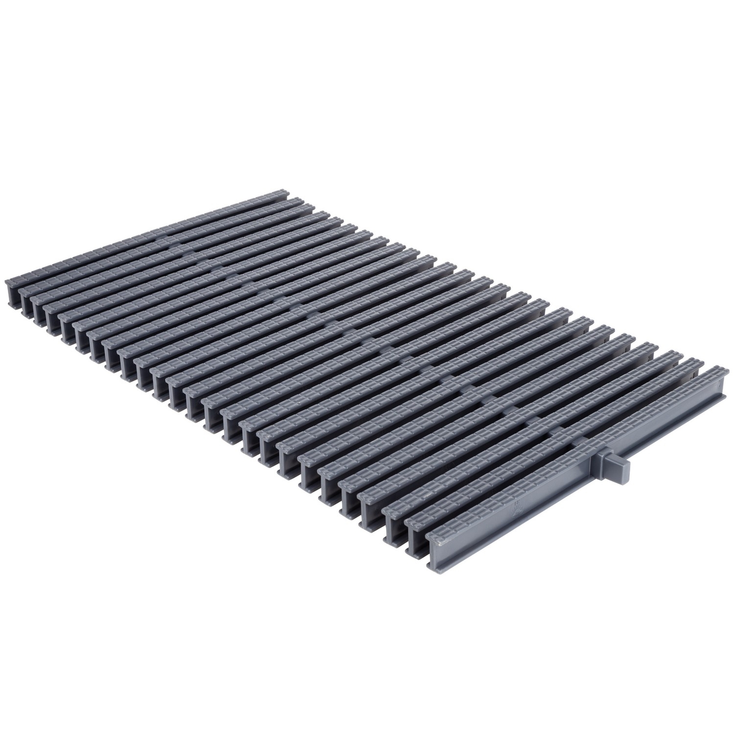 Переливна решітка Aquaviva KTG-30 Classic з центральним зєднанням, 295x25 мм (сіра)