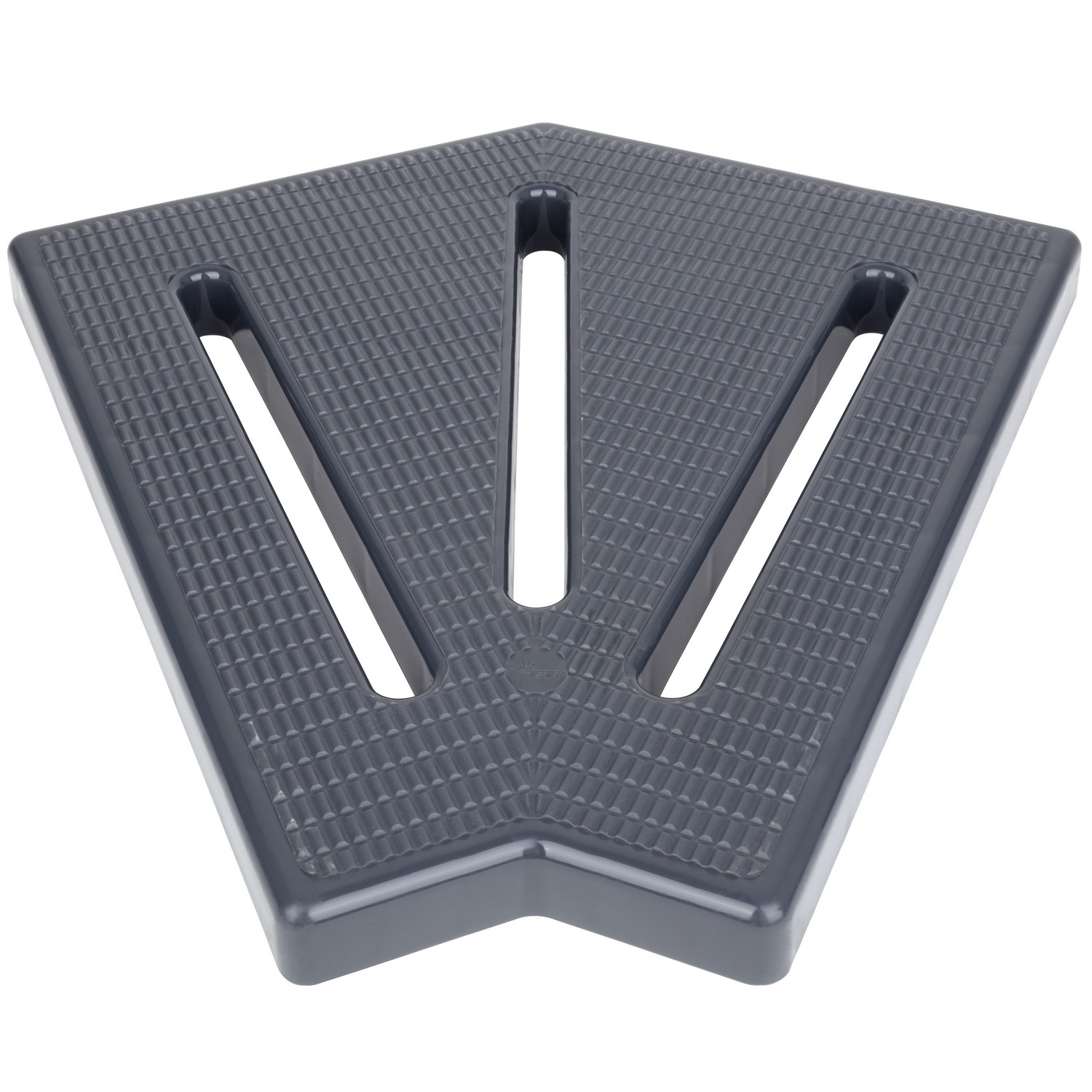 Кутовий елемент Aquaviva KKG-30-2 Classic для переливної решітки, 45°, 295х25 мм (сірий)