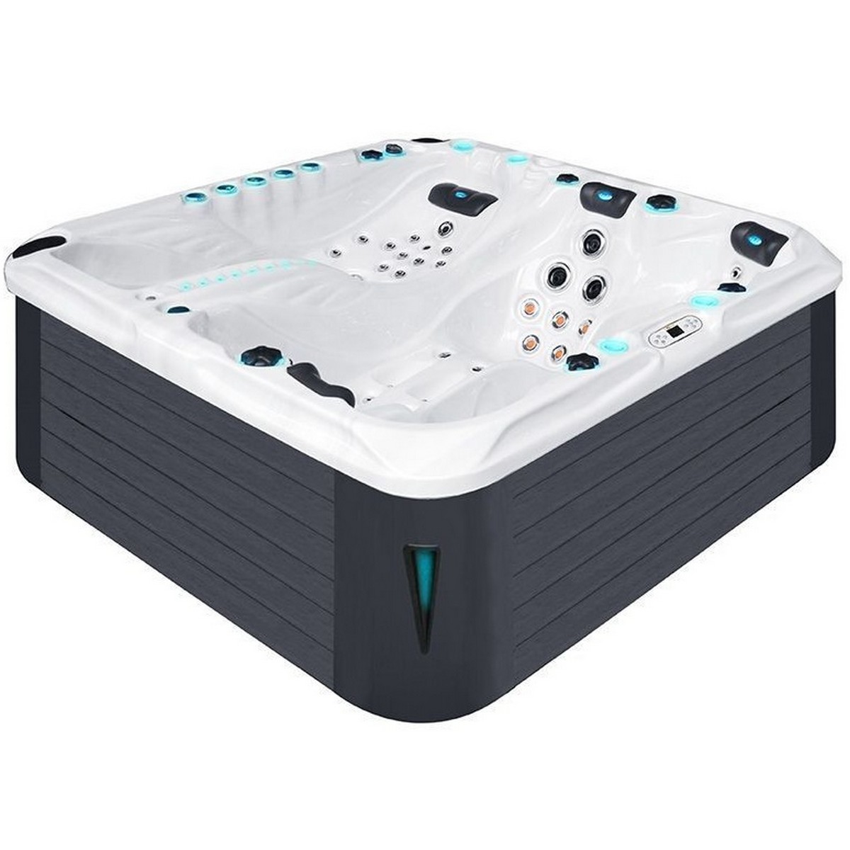Гідромасажний басейн Passionspas Euphoria Mighty Wave (230x230x91 см), Сріблясто-білий